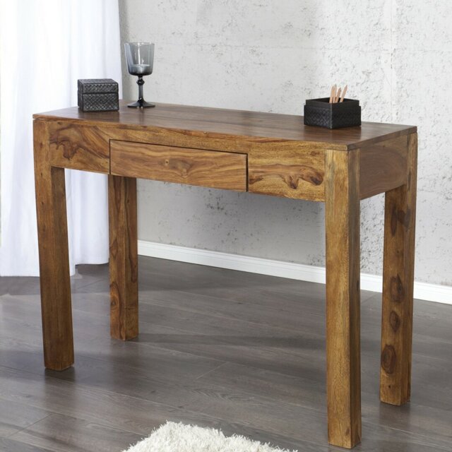 Theirry Solid Wood Top Writing Desk