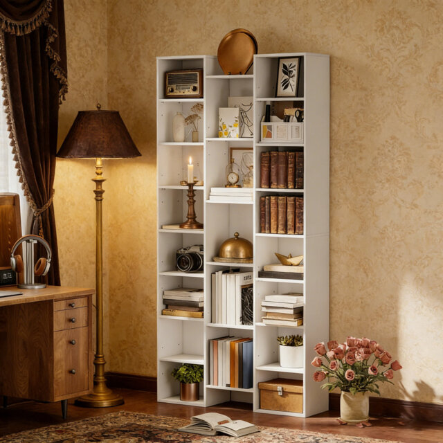 181cm H x 89.5cm W Cube Bookcase