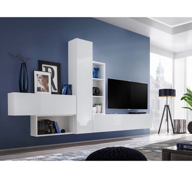 "Maysonet Unfinished Floating Entertainment Centre for TVs up to 60"""