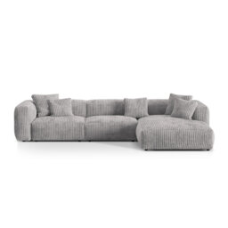Betsayda 3 Seater Corduroy Corner Sofa