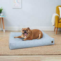 Dog Bed For Small - Medium - Large Dogs - Soft Pet Bed Mattress With Machine Washable Cover & PU Foam Pet Crate Bed - Dog Bed Mattress With Non-Slip B