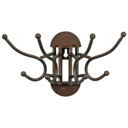 Sturdivant Iron Wall 4 - Hook Wall Mounted Coat Rack