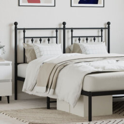Marlow Home Co. Metal Replace Headboard Black 135 Cm