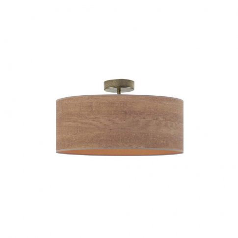 Bishon Fabric Semi Flush Mount