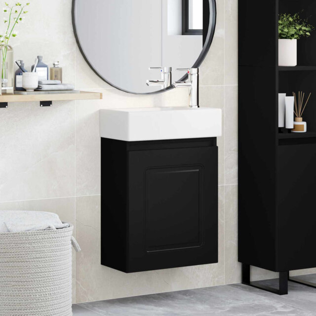 Single Bathroom Vanity with Ceramic Basin