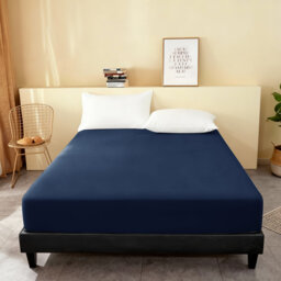 Super Soft Microfiber Fitted Sheet – 25cm Deep Pocket, Brushed Finish