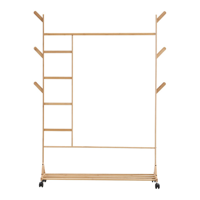 Anwar 100cm Rolling Clothing Rack