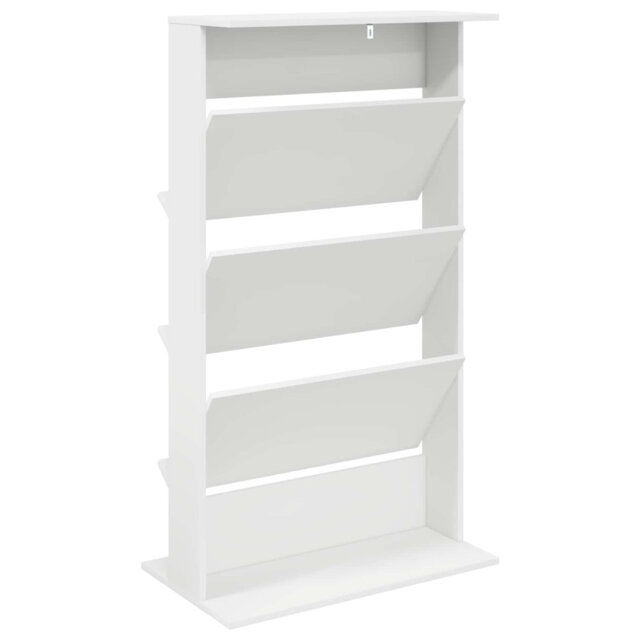 Magazine Rack With Shelf With Storage Engineered Wood Holder Modern