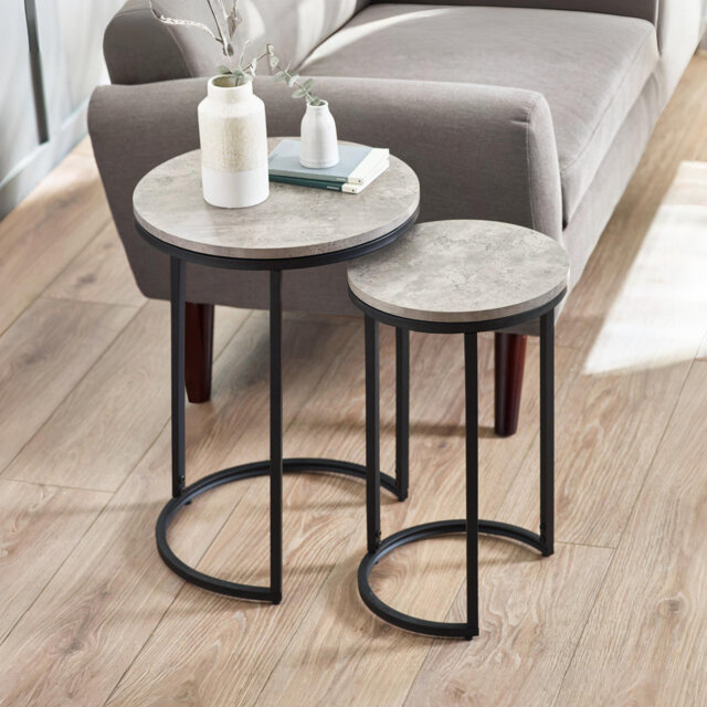 Aeris Round Nesting Tables
