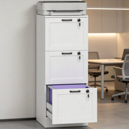 3 Drawer File Cabinet with Lock