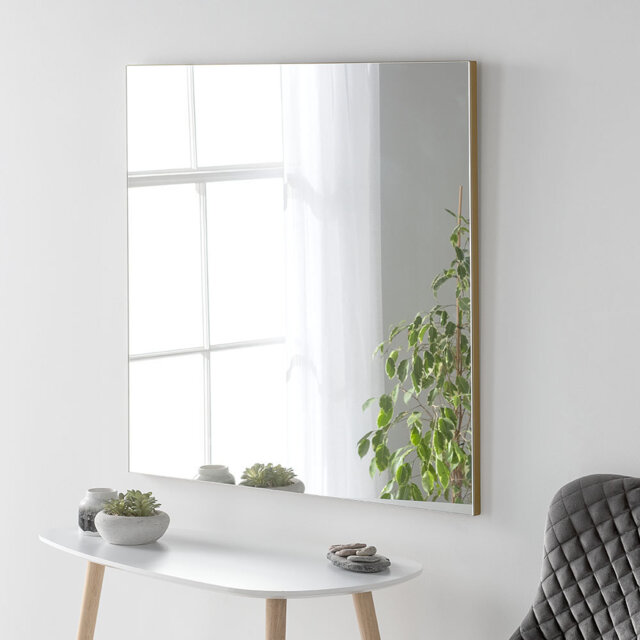 Drumnadrough Wood Flat Wall Mirror