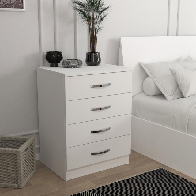 Carrigan 4 Drawer Bedside Table