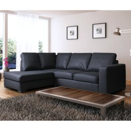 4 Seater Faux Leather Corner Sofa