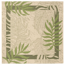 Allick Cream/Green Indoor/Outdoor Rug