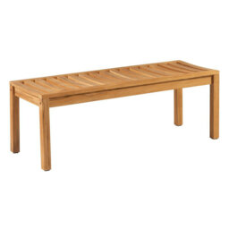 Solid Wood Teak Outdoor Bench