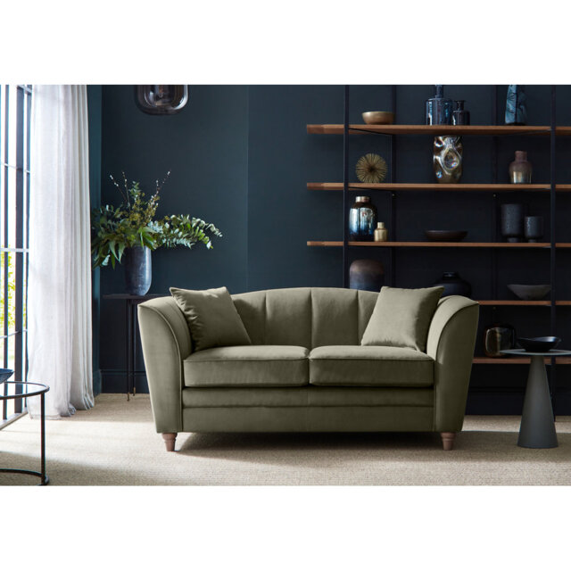 Laverton 2 Seater Velvet Flared Arm Sofa