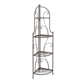 Carrow 157cm H x 47cm W Corner Bookcase