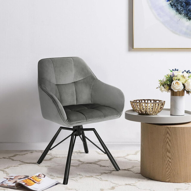 Alliene 48 cm H Velvet Armchair
