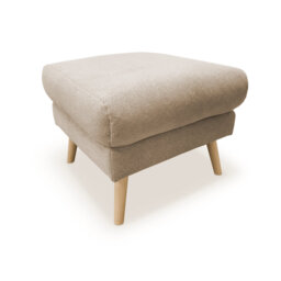 Rock 66Cm Wide Square Footstool Ottoman