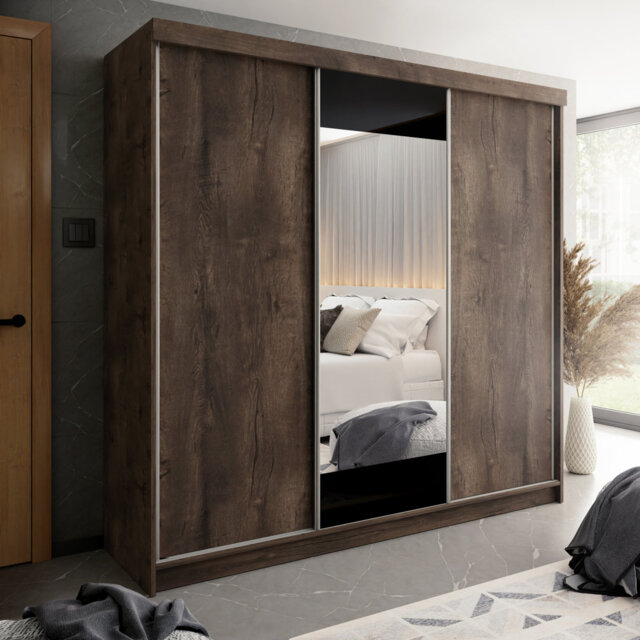 Modern large Wardrobe with Mirror