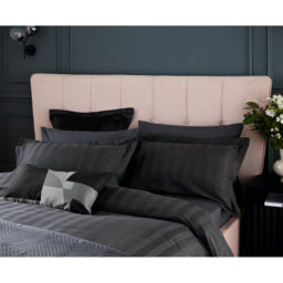 Modern Satin Stripe Cotton Duvet Cover Set