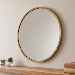 Aluminium Round Mirror