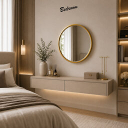 Aluminium Round Mirror