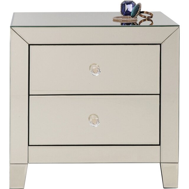 Chest of Drawers Klein Luxury Champagne 2 Drawers