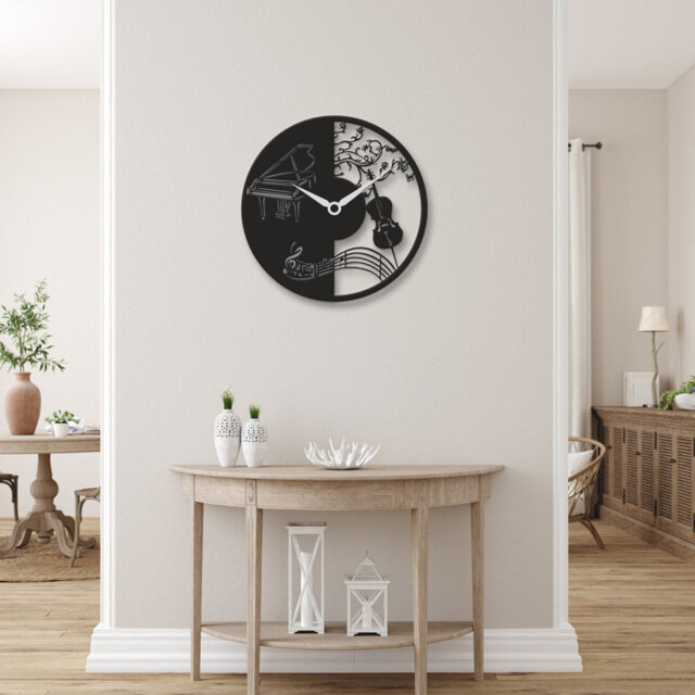 Roman-Numeral-Wall-Clock-Funny-Wall-Clock-Large-Wall-Clock-Funny-Clock-Minimalist-Clock-Round-Wall-Clock-Housewarming-Gift