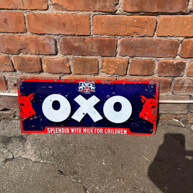 Oxo Reproduction Metal Wall Décor