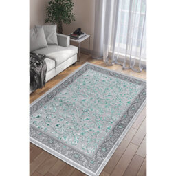 Marco Emerlad Traditional Floral Area Rug – Luxury Living Room, Bedroom & Hallway Carpet – Classic Oriental Pattern Floor Mat