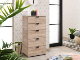 Ayube 45cm W 5 - Drawer Chest of Drawers