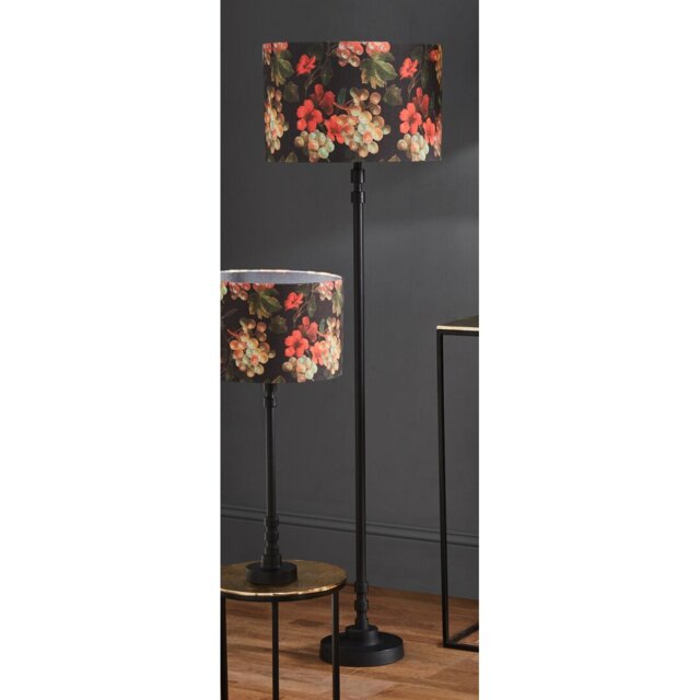 Zayac 134cm Matte Black Traditional Floor Lamp