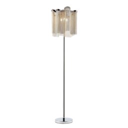 Alysa 161cm Chrome Traditional Floor Lamp