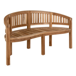 Mahoning Solid Wood Teak Outdoor Bench