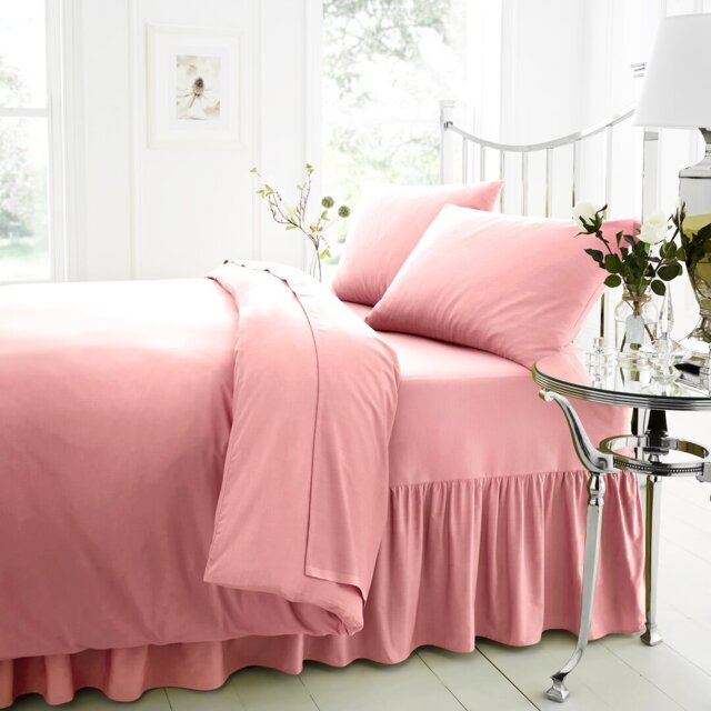 Plain Dyed Percale Housewife Pillowcase Pair 50x75cm - Premium Soft PolyCotton for Ultimate Comfort