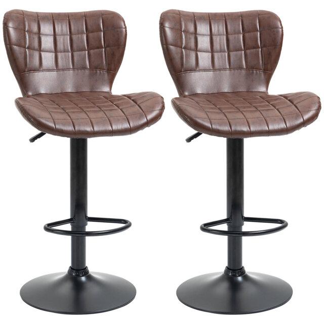 Cissell Swivel Upholstered Adjustable Height Counter Stool with Metal Frame