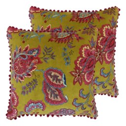 Paoletti Malisa Floral Square Cushion