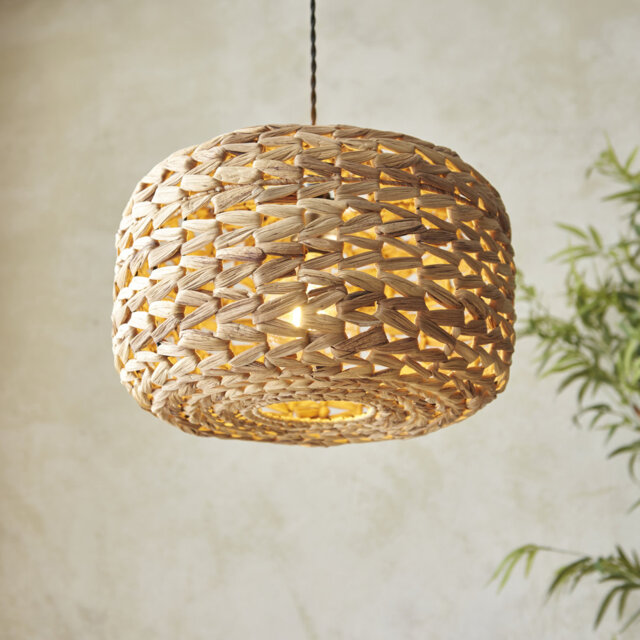 Tocca Pendant Light Lamp Shade finished in Natural