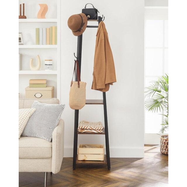Metal Freestanding 8 - Hook Coat Rack