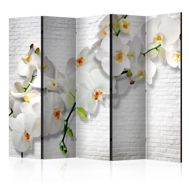 225cm W x 172cm H 5 - Panel Acoustic Room Divider Folding Room Divider