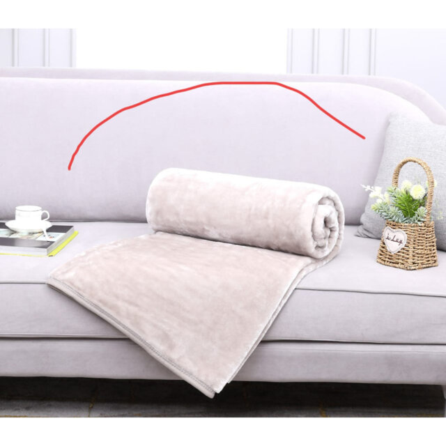Leonarisso Plain Weave / Muslin Heated Throw Blanket