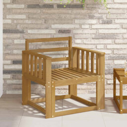 Outdoor Sofa Solid Acacia Wood Sectional Garden Furniture Patio Lounge