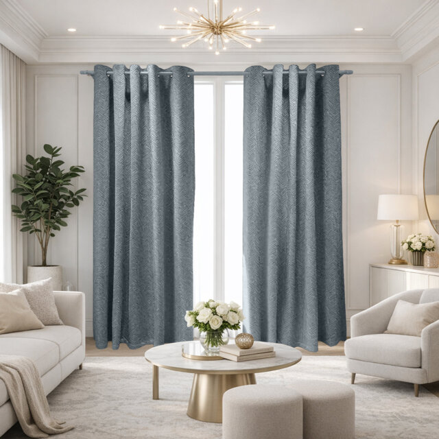 Premium Velvet Blackout Window Curtain Panels Pair Noise Reducing Thermal Insulated Light Blocking Drapes for Bedroom Living Room Décor