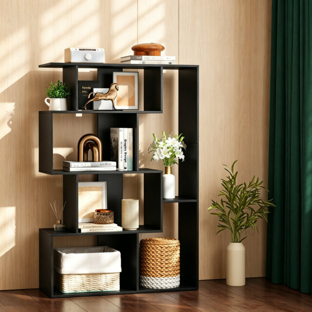 119cm H x 80cm W Engineered Wood Bookcase