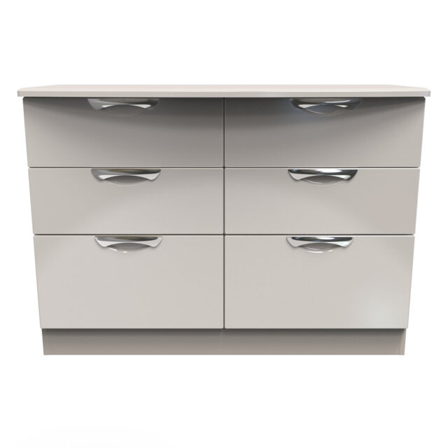 Fully Assembled Ratley 6 Drawer 112Cm W Chest of Drawers