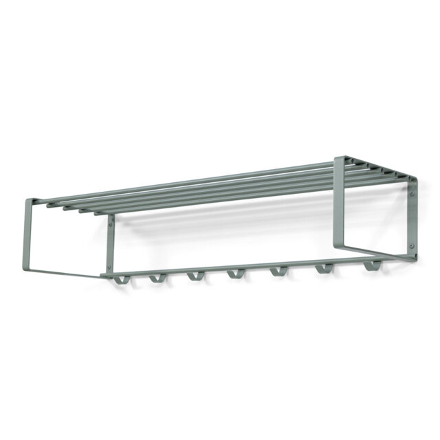 Rex Steel Wall 7 - Hook Wall Mounted Coat Rack