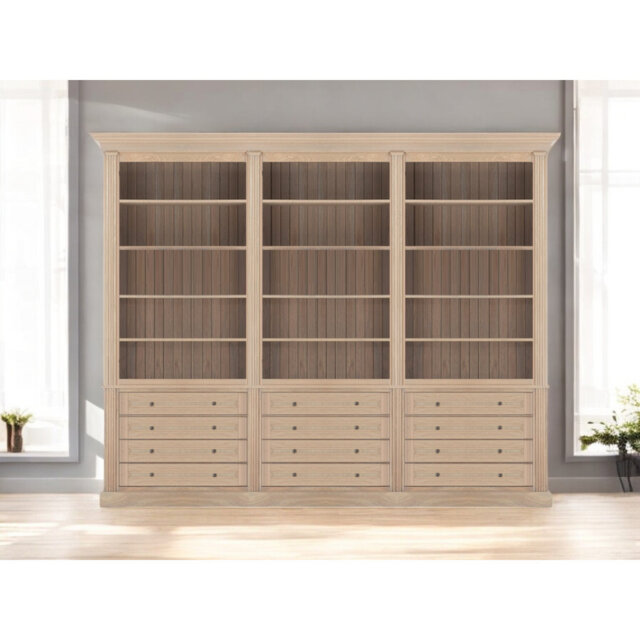 Burrus 240cm H x 300cm W Library Bookcase