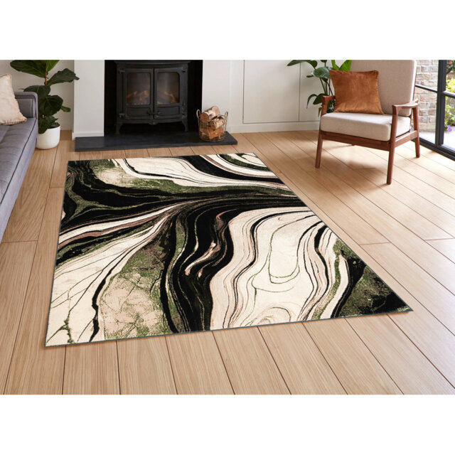 Charona Abstract Flatweave Indoor / Outdoor Area Rug