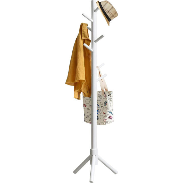 Freestanding 8 - Hook Coat Rack